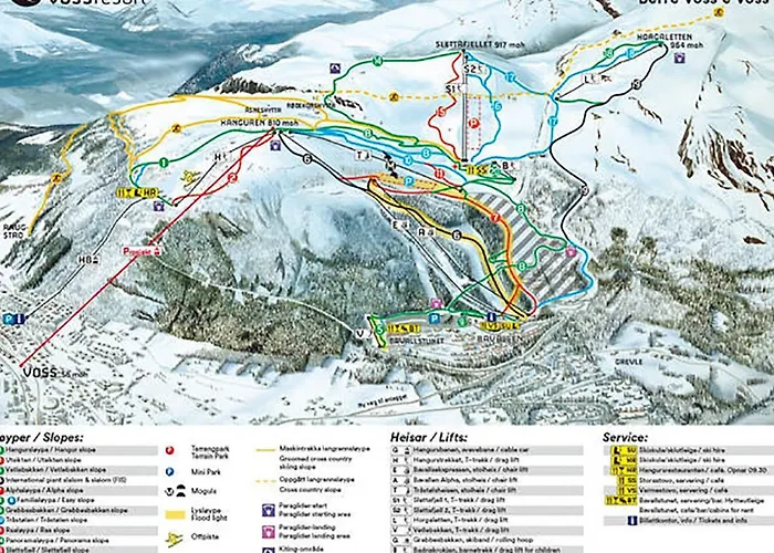 Casa de Férias New And Exclusive In Voss With A Great View